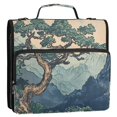 thumbnail image 5 of FORMRS Zipper Binder with Shoulder Strap 2-inch Ring 500 Sheet Capacity File Bag, Tree in The Mountains, 5 of 5