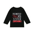 thumbnail image 5 of One opening 1-7 Years Girl's Letter T-shirt Short/Long Sleeve Round Neck Casual Tops Simple Clothes, 5 of 7