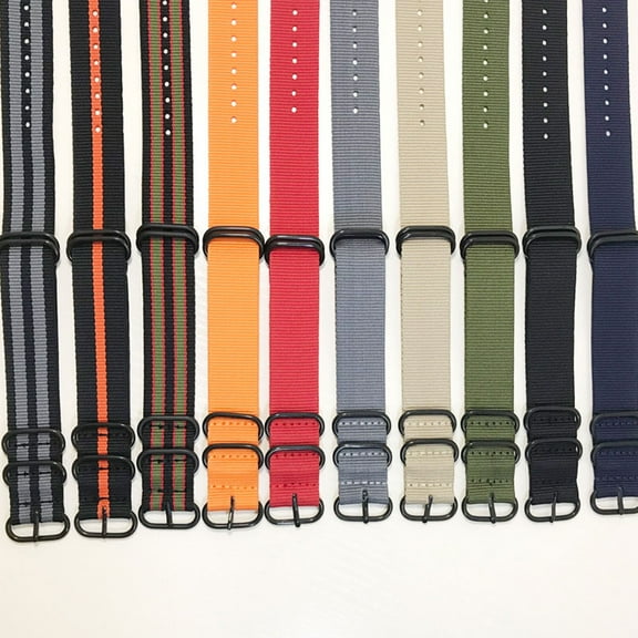 MLINS Nylon Canvas Watch Strap for Men Women Men's Watches Women's