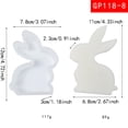 thumbnail image 3 of Cute Rabbit Scented Candle Silicone DIY Plaster Animal Ornament Scented Wax Valentine's Day Scented Wax Making, 3 of 7