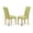 Green, variant on Set of 2 Chairs CEP4T07 Celina Parson Chair With Oak Leg And Linen Fabric Limelight