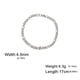 thumbnail image 1 of My Shape Fashion Cuban Chain Men Bracelet Stainless Steel 3/5/7/9mm Width Chain Bracelets Figaro Chain Boy Wrist Jewelry Couple, 1 of 5