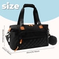 thumbnail image 2 of Oxford Cloth Baby Changing Bag Large Capacity Nappy Tote Bag with Removable Shoulder Strap Easy Access Diaper Handbag for Camping, 2 of 10