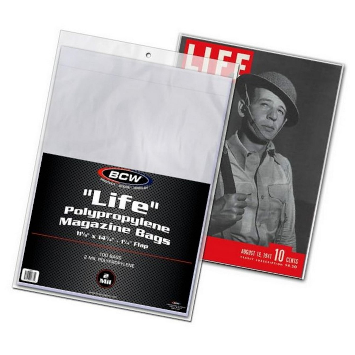 EA PREMADE BCW Life Magazine Bags Resealable & BCW Life Magazine Boards 05 CT 