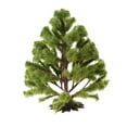 thumbnail image 4 of Arbre Modèle de Paysage 6x 8 cm *pour Aménagement de Jardin Décoration 1:100 Vert Foncé, 4 of 10