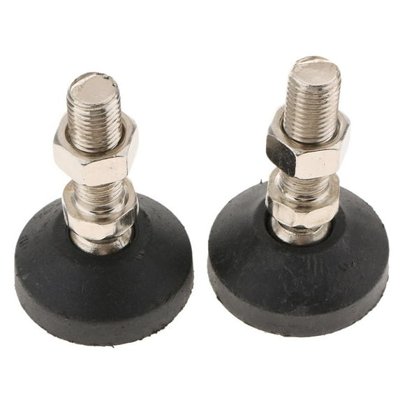 2x Leveling pies muebles nivelador piernas glides para sillas, mesas, de 60-M16x50mm Zulema Pies de nivelación ajustables