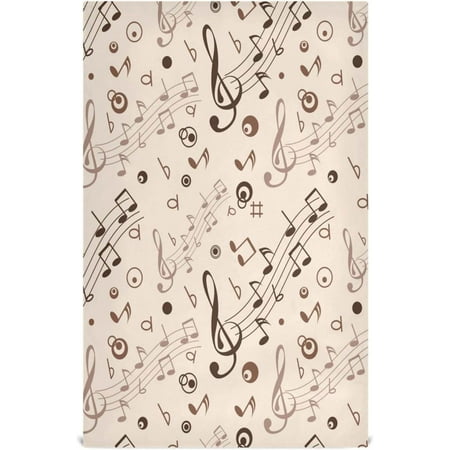 

Hyjoy 6 Pack Musical Music Note Kitchen Towels Soft Highly Absorbent Dish Towels Reusable Tea Towels Set 28 x 18 Inch