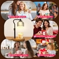thumbnail image 2 of Candle Warmer Lamp with Timer Dimmer Adjustable Height for New Home Bedroom,Mothers Day Gifts,Vintage Home Decor for Scented Jar, Amber, 2 of 6