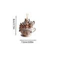 thumbnail image 3 of Barsme Snowy Christmas Cabin Christmas Hanging Ornament,Vintage Warm and Cozy Christmas House Hanging Ornament, Festive Tree Decoration For Bedroom Hallway Patio And Holiday Party Display, 3 of 5