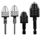thumbnail image 1 of Paquete de 4 Adaptadores Redondos A Hexagonales de 1/4, 1/8 y 1/16 Pulgadas, Adaptador de Portabrocas Sin Llave, Broca Hexagonal para Conversión de Destornillador de, 1 of 5