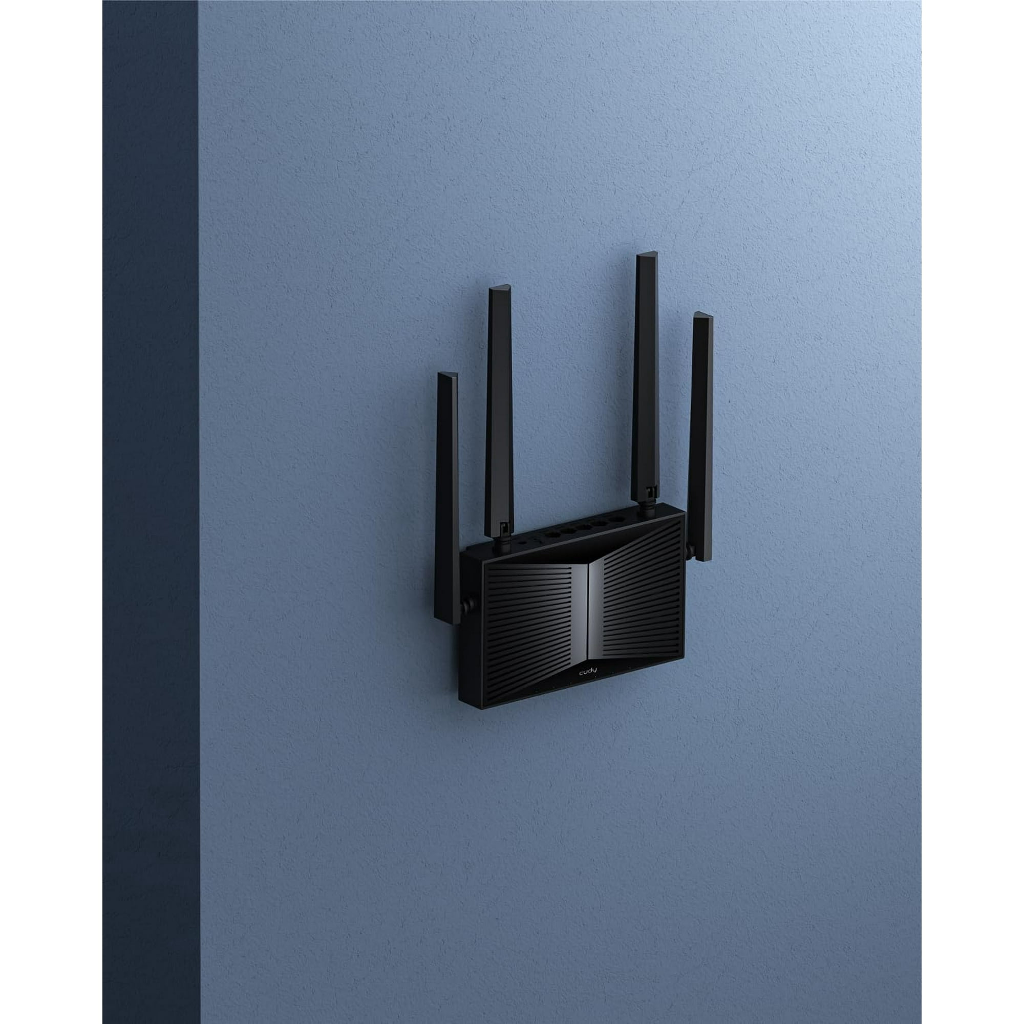 Cudy - BE3600 Dual-Band Wi-Fi 7 Router, Lightning-Fast Speeds, 2.5G Multi-Gig Connectivity, Far-Reaching Coverage, Smooth and Stable, WR3600H - Black