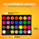 thumbnail image 3 of Kit de pintura facial Zenovika 28 colores Professional Kids, 3 of 6