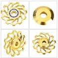 thumbnail image 3 of Outbit Jockey Wheel-1 Par MEIJUN Cojinete de cerámica Polea Trasera Jockey Wheel Bicicleta Guía Rodillo(11T-Oro), 3 of 5