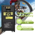 thumbnail image 4 of (6PCS) KNB-32N KNB-33L Battery [2500mAh Capacity] for Kenwood TK-3180 TK-2180 TK-2180K TK-3180K TK-5210 TK-5310 KNB-33 KNB-33Li KNB-31 KNB-31A KNB-32 KNB-43L KNB33L Battery, 4 of 8