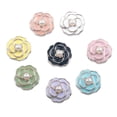 thumbnail image 5 of BUYISI Diy Projects Diamond Flower Embellishment Flat Back Design Rhinestone Flower Pearl Embellishment Diy Wedding Scrapbook Yellow, 5 of 5