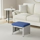 thumbnail image 2 of Conjunto de 2 Otomanos de Mimbre Best Choice Products Gris/Azul Marino, 2 of 8