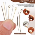 thumbnail image 3 of OULII 1Set Bulk Metal Eye Pins and Flat Head Pins Multicolor Jewelry Making Tools for Bracelets, 3 of 8