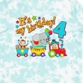 thumbnail image 4 of Inktastic Its My Birthday Circus Train 4th Birthday Boys or Girls Toddler T-Shirt, 4 of 5