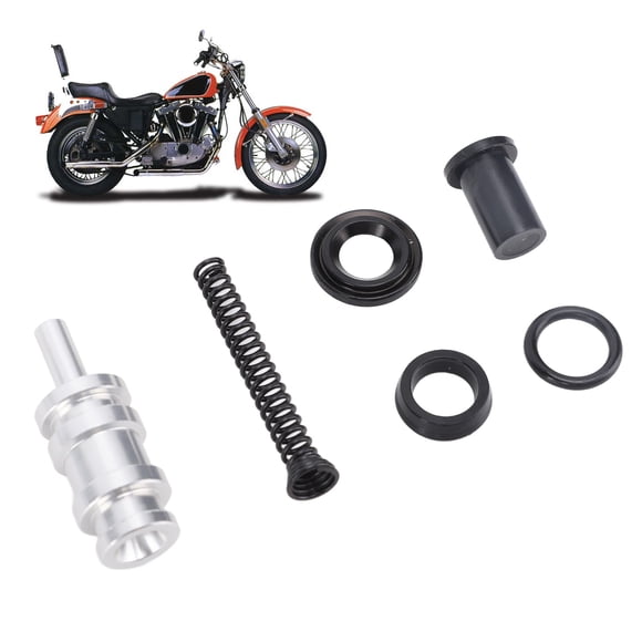 Master Cylinder Rebuild Kit, 45072-96 Sturdy Construction Enhanced Braking Front Master Cylinder Rebuild Kit Easy Installation  for Dual Discs Models 1996-2017