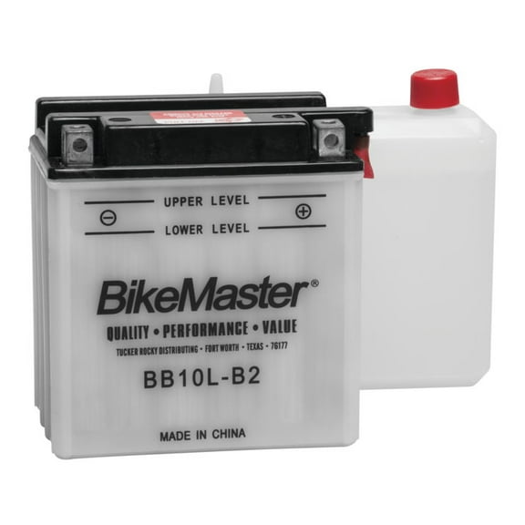BikeMaster Conventional Battery BB/YB10L-B2 for Yamaha XC200 Riva 1987-1991