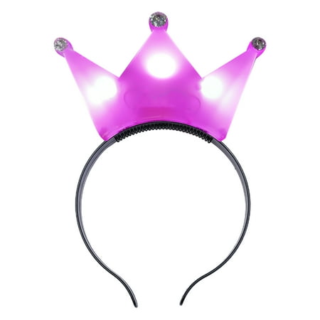 

Accessories Fashion Party Decor LED Headband Light Up Princess Crown Hoop