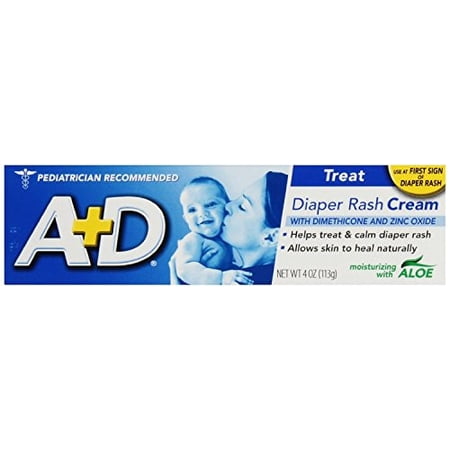 A+D Diaper Rash Cream Dimethicone Zinc Oxide Cream (Pack of 1)