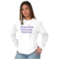 thumbnail image 3 of Mermaids Have All The Fun Cute Beach Women's Long Sleeve T Shirt Brisco Brands X, 3 of 6