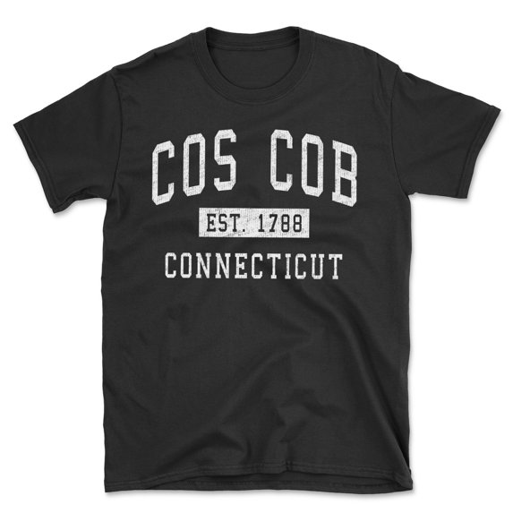 Cos Cob Connecticut Classic Established Men's Cotton T-Shirt