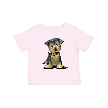 

Inktastic Little Gent Yorkie Gift Toddler Boy or Toddler Girl T-Shirt