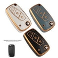 thumbnail image 3 of Car Flip Key Case Cover Shell Fob for Fiat 500 Panda Stilo Punto Doblo Grande, 3 of 8