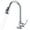 Chrome, variant on Kitchen Faucet with Pull Down Sprayer, with Soap Dispenser