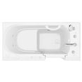 thumbnail image 2 of Meditub Collection 26 in. L x 53 in. W Right Side Drain Combination Jetted Bathtub in White with Powered Fast Drain, 2 of 4