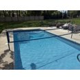 thumbnail image 3 of Base Free Swimming Pool Volleyball Net Set for Above Ground/Inground Pools with 3-Height Adjustable Aluminium Poles, Durable Anti-Sagging Net, 2 Wate, 3 of 9