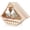 1, variant on 1 Pcs Cedar Dove Nesting Box Bird House Outdoor Wood Triangular Opening Bird Box House for Doves Nesting and Roosting Platform Garden Decoration