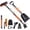 black#58, variant on Car 5-in-1 Replaceable Heads Snow Brush Kit, Portable Replaceable Rotatable Head Snow Removal Brush Kit with Ergonomic D-Handle for Driveway Snow Shovel & Brush Care black