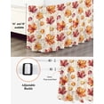 thumbnail image 3 of Maple Leaf Bed Skirt King Size 18 Inch Drop, Thanksgiving Autumn Fall Farmhouse Wrap Around Dust Ruffle Bedskirts, Wrinkle & Fade Resistant Easy Fit Bedskirt with Adjustable Elastic, 3 of 8