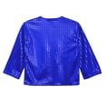 thumbnail image 6 of UACY Girls Sequin Jacket Open Front Sparkly Cardigan Dress Coat Cropped Sweater Bolero Shrugs for Princess Dance Dresses, 6 of 9