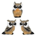 thumbnail image 1 of EeaseMX 3 UNIDS OWL ÚNICO Adorno Exquisito Adorno de Aves de Aves Adornos de Aves de Aves, 1 of 8