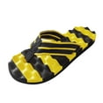 thumbnail image 2 of ZTTD Men Shoes Flat Bottom Herringbone Slippers Flip Flops Fashion Summer Sandals Flat Bottom Men's Flip Flops Beach Sandals Yellow, 2 of 8