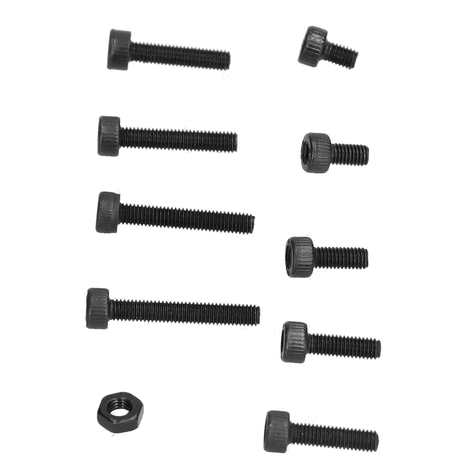 300,Pc Alloy Steel Screw  Nut Kit, M3 Hex Socket Cap Bolts for Mold Assembly  Machinery