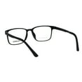 thumbnail image 4 of Mens Super Light Weight Indestructible TR90 Plastic Optical Eyeglasses Frame Matte Black, 4 of 4