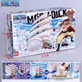 thumbnail image 4 of Hot Anime One Piece Marine Pirate Boat Thousand Sunny Figurines Statue Pvc Action Figure Collection Model Assembled Ship Toy, 4 of 5