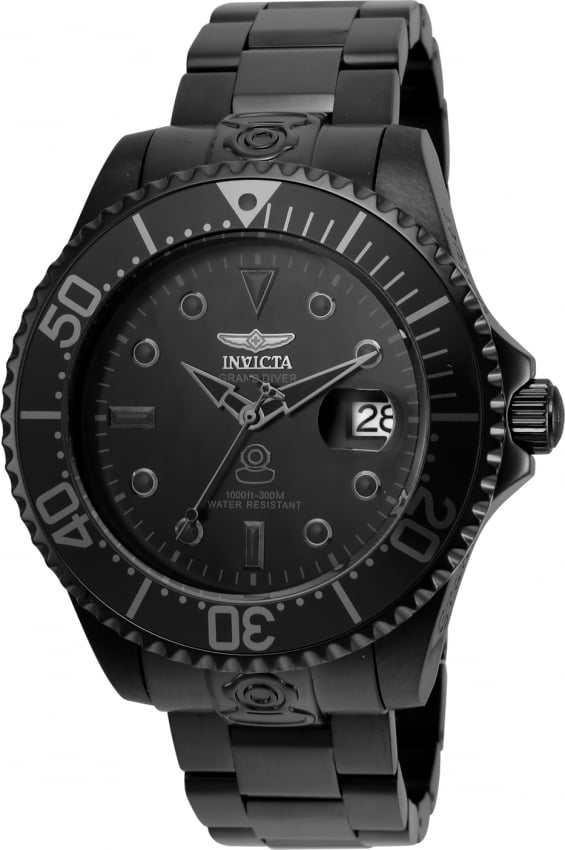 Invicta Men's 21869 Grand Diver Black Dial Black IP Bracelet Automatic Dive Watch - Walmart.com
