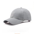 thumbnail image 3 of QJUHUNG Outdoor Sun Hat Mens Baseball Solid Color Sun Caps for Men Cotton Light Board, 3 of 5