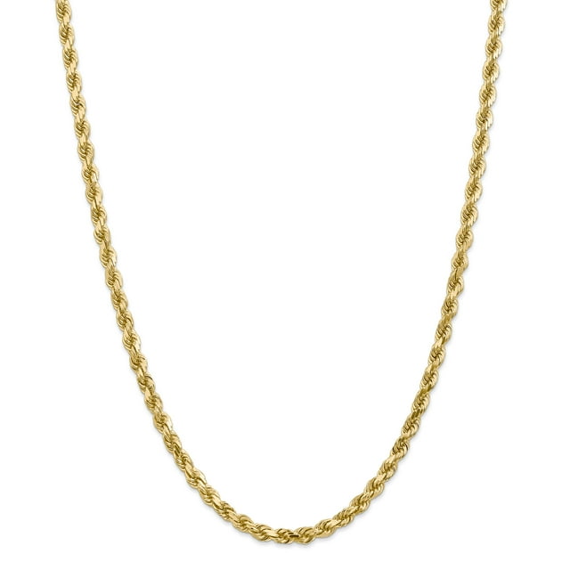 Leslie's 14K 5.0mm Diamond-Cut Rope Chain (Weight: 36.82 Grams, Length: 20 Inches)