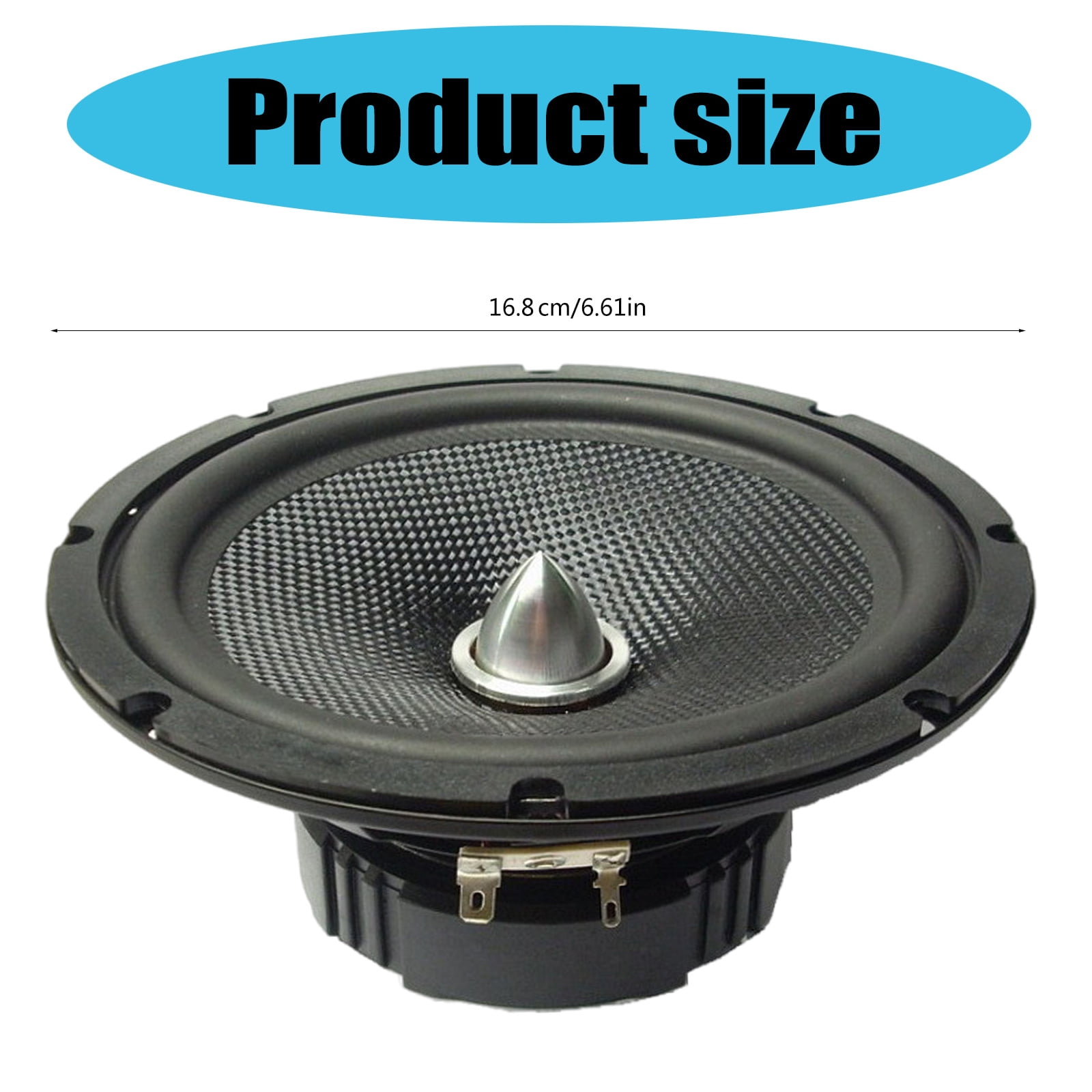 6.5inch Midrange Bass Home Theater 4Ohm Sound Glass Fiber Woofer Loudspeaker Home Theater Bookshelves