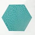 thumbnail image 2 of GDF Studio Wembaum Indoor 12 inch Sunburst Iron Side Table, Crackle Teal, 2 of 5