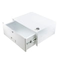 thumbnail image 2 of NavePoint 4U Rack Drawer for 19 Inch Server Racks and Network Cabinets, 13.7 Inches Deep Rack Mount Drawer with Lock, White, 2 of 4