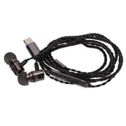 Monitor Earbuds HiFi Stereo Type C Wired DAC Earphone with Mic for Musicians Audiophile