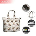 thumbnail image 2 of Beige Highland Cow Flower Pattern Travel Tote Bags for Women Carry On,Large Weekender Bags for Women Travel,Multi Functional Duffle Bag for Work,Shopping,Sports, 2 of 5